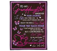 MIAOMANSENSTORE Coperta personalizzata per la mia Titi da Nipote Nipote Voglio dirti che ti amo Titi Girasole Festa della mamma Compleanno Ringraziamento Natale Coperta in pile personalizzata