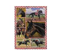 MIAOMANSENSTORE Coperta personalizzata per mia figlia da mamma papà padre legno sii coraggioso abbi coraggio ama la vita figlia compleanno laurea natale coperta in pile personalizzata