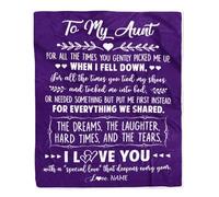 MIAOMANSENSTORE Coperta personalizzata per mia figlia da mamma papà ti amo un grande abbraccio leone figlia compleanno laurea natale coperta in pile personalizzata