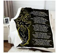 MIAOMANSENSTORE Coperta personalizzata per mia nipote che non perderai mai dalla zia, zia, nipote, regali di compleanno, laurea, Natale, coperta in pile personalizzata