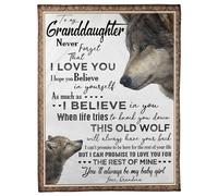 MIAOMANSENSTORE Coperta personalizzata per mia nipote da zia zia non dimenticare mai che ti amo girasole nipote compleanno laurea Natale coperta in pile personalizzata