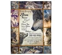 MIAOMANSENSTORE Coperta personalizzata per mio figlio da mamma madre donne nere africane non dimenticare mai che ti amo figlio compleanno laurea Natale coperta in pile personalizzata