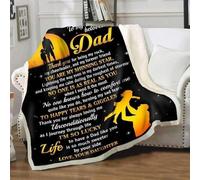 MIAOMANSENSTORE Coperta personalizzata per mio nipote da nonno nonna non dimenticare mai che ti amo lupo nipote compleanno Natale coperta in pile da letto personalizzata