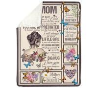 MIAOMANSENSTORE Coperta personalizzata per mio nipote da zia zio, non ti sentirai mai solo, lupo, luna, notte, foresta oscura, famiglia, amore, nipote, compleanno, Natale, coperta in pile