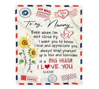 MIAOMANSENSTORE Coperta personalizzata per mio padre da figlia, io sono perché tu sei l'aquila, bandiera americana, papà, festa del papà, compleanno, Natale, coperta in pile personalizzata