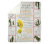 MIAOMANSENSTORE Coperta personalizzata per regali di mia nipote da zia zio zia ti auguro la forza acchiappasogni regali di compleanno per nipote coperta in pile personalizzata di Natale