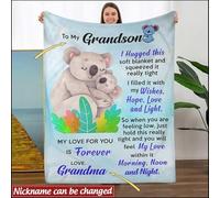 MIAOMANSENSTORE Customized Elephant Blanket Navy Blue Coral Blush Pink Floral Name Personalized Girl Swaddle Flowers Nursery Bedding