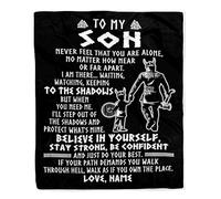 MIAOMANSENSTORE Personalized To My Amazing Nephew Blanket From Aunt Uncle Wolf It A Big Hug Nephew Birthday Back To School Christmas Customized Fleece Blanket