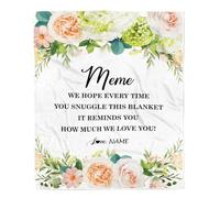 MIAOMANSENSTORE Personalized To My Mom Wolf Blanket From Son There Is No Way I Can Pay You Back You Are Appreiated Mom Mother's Day Birthday Christmas Fleece Blanket