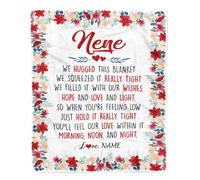 MIAOMANSENSTORE Personalized To My Uncle Blanket From Niece Nephew Air Mail Letter I Love You Uncle Birthday Fathers Day Christmas Customized Fleece Blanket