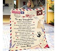 MIAOMANSENSTORE Regali personalizzati per la moglie dal marito Coperta in legno Ti amo sempre San Valentino Anniversario Regali di compleanno romantici per la moglie Coperta in pile di Natale