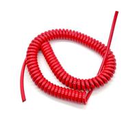 MIAOSHE Cavo elettrico a spirale allungabile da 4 metri, circuito di estensione a 2 conduttori, cavo elettronico a molla in rame for uso domestico Elasticità(5AWG 16mm2)