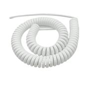MIAOSHE Cavo elettrico industriale resistente al freddo in PU con prolunga a spirale da 2,5 mm2, lunghezza 2 metri, 13 AWG Elasticità(2 Cores)
