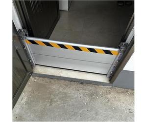 MIAOXIAO Resistente Barriera Contro Le Inondazioni Barriera di Protezione Contro Le Inondazioni Pannello in Alluminio Staccabile Paratia Antiallagamento per Porta,1,90X80CM