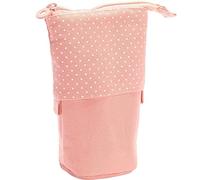 Miaoyak Astuccio portamatite telescopico, Kawaii Stand Up Pencil Case, spazioso astuccio portatile per la scuola, Colore unico, A6