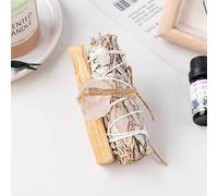 Miaoyak Pacchetto di bastoncino di fango di salvia bianca per aromaterapia Incenso di erba pura per la purificazione interna e il set ambientale Reiki