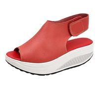 MIAOZHANG Donna Zeppa Sandali Resistenti Antiscivolo Scarpe,2,EU38