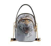 miaozhen Angry Tigers 3d Style Wall Art trendy crossbody borsa da viaggio con tasche multiple borse per le donne per le signore bolso cruzado para mujer