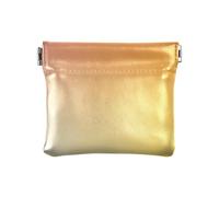 miaozhen Arancione Giallo Gradiente Arte Moderna DELL'UNITÀ di elaborazione Borsa di Cambio di Cuoio Portatile Tasca Borsa di Trucco per gli Uomini, Arancio giallo sfumato arte moderna, 1 size