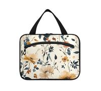 miaozhen Argentina Flower Ceibo appeso cosmetico da viaggio di grande capacità con gancio, design lavabile per accessori da viaggio cartera para maquillaje L, Ceibo fiore Argentina, moderno