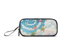 miaozhen Astucci di nylon per studenti universitari costellazione cartone animato colorato grande capacità cerniera matita caso scuola cancelleria per college teen estuche para