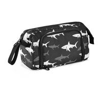 miaozhen ASTUCCIO GRANDE CAPACITÀ ASTUCCIO PER BAMBINI College Pesci NERI MARE LINDO ESTUFE PARA, Mare di pesce nero, Taglia unica, Mare di pesce nero