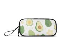 miaozhen Astuccio in nylon Forniture scolastiche Carino e Cartone animato Avocado Verde Grande Capacità Penna Astuccio di Cancelleria per Preppy Scuola Donne estuche para