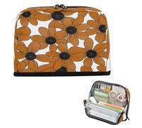 miaozhen Astuccio portapenne di grande capacità portapenne organizer per donne scuola must-have dagli occhi neri Susan Simple Line Art Valentinesnes Coffee estuche para lapices nina