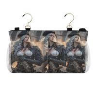 miaozhen Bella borsa portaoggetti da appendere al comodino con tasche da appendere al comodino dei pirati femminili per dormitorio universitario essenziale, sponde letto ospedaliero, organizer da