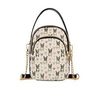 miaozhen Bella Dog Pattern Estetica alla moda piccole borse a tracolla con multi tasche borse a mano per la festa della mamma bolso cruzado para mujer