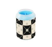 miaozhen Black Square Pattern Japanese Reusable Dog Foot Washer Soft Silicone Setole Pet Cleaning Kit per cani di taglia piccola, media grande razza/gatto peine para Perros