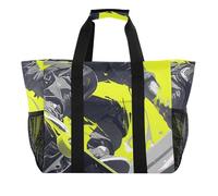 miaozhen Borsa da spiaggia linea minimalista Cool Boy verde nero pieghevole con tasche con manici