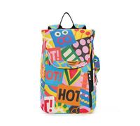 miaozhen Borsa da tennis e badminton impermeabile colorato cartone animato caldo moderno cerniera borsa da tennis borsa da palestra per donne, uomini, adolescenti raquetas Denis para principiantes
