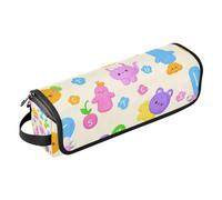 miaozhen Borsa da viaggio per attrezzi da donna, con cuscinetto resistente al calore, custodia da viaggio portatile per ferri da stiro, piastre e arricciacapelli, con lettere dell'alfabeto degli