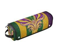 miaozhen Borsa da viaggio per attrezzi da donna, con tappetino resistente al calore, custodia per il trasporto, organizer impermeabile per ferri da stiro, piastre per piastre, ferri arricciacapelli