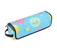 miaozhen Borsa da viaggio per attrezzi da donna con tappetino resistente al calore, impermeabile, organizer da viaggio per arricciacapelli, ferro arricciacapelli, palloncini, accessori per capelli per