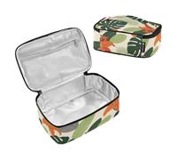 miaozhen Borsa da viaggio per il pranzo, da donna, con giglio tropicale e mon