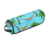 miaozhen Borsa da viaggio per strumenti per capelli con cuscinetto resistente al calore, organizer per strumenti per capelli, per ferri da stiro, piastre e arricciacapelli, amaca estiva con albero di