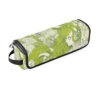 miaozhen Borsa da viaggio per utensili da capelli con cuscinetto resistente al calore, custodia da viaggio portatile per ferri da stiro, piastre e arricciacapelli, personaggi dei cartoni animati