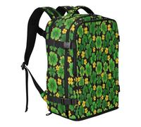 miaozhen Borsa per computer portatile da 15 pollici per viaggi d'affari | Leggero Mens Work Bag Lucky Shamrock Four-leaf Clover Laptop Bag 16 Pollice Per Le Donne Lavoro mochila escolar para