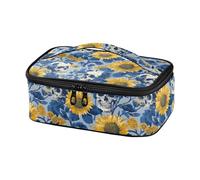 miaozhen Borsa per il pranzo da donna Ukiyo-e-style giapponese girasole navy teschio lunchera para almuerzo