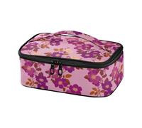 miaozhen Borsa per il pranzo da uomo con rosa selvatica salmone malva lonchera para ni?as