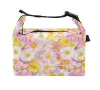 miaozhen Borsa per il pranzo ecologica per ragazzi Bruxelles Iris Pseudacorus Beauty Flowers Teachers Lunch Bag per lavoratori in ufficio