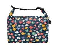 miaozhen Borsa per il pranzo per i ragazzi regolabile Star Vector Pattern Boy Cooler Tote per il parco divertimenti