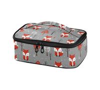 miaozhen Borsa per il pranzo per ragazze, stile Hoho Crazy Snowfall Fox lonchera de mujer para el trabajo