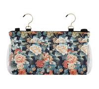 miaozhen Borsa portaoggetti da appendere al comodino con fiori giapponesi per telecomandi telefono, dormitorio universitario, campeggio, sponde per lettino per bambini, organizer per lado de cama