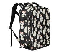 miaozhen Borsa portautensili zaino oggetti personali borsa da viaggio per | Borsa leggera resistente all'acqua Granny Cat Anime Nero Oggetto Personale Borsa Da Viaggio Per Aerei bolsones para hombres