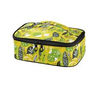miaozhen Borsa Pranzo Estate Carino Doodle Disegni Fantasy Lime Uomini Lunch Box per Lavoro Scuola Bolsa para lonchera