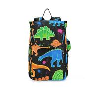 miaozhen Borsa sportiva da tennis per le donne leggeraFluorescente Verde Arancione Dino Spot Nero 2 Racchette Racchette Da Tennis Borsa Copertura Borsa Palestra per Donne Uomini bolso para raqueta de