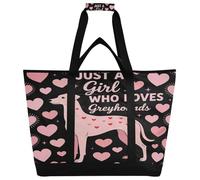 miaozhen Borsa termica termica per cibo caldo/freddo, da viaggio o da spiaggia, per spiaggia, picnic, cane, graziosa, per donne e ragazze